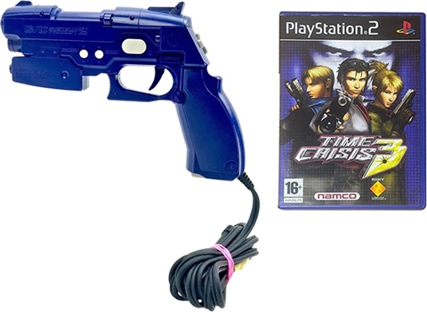 Time Crisis 3 + Pistolet G-Con 2 - Jeux vidéo - Achat & prix